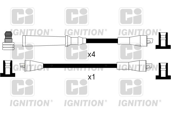 QUINTON HAZELL Комплект проводов зажигания XC265